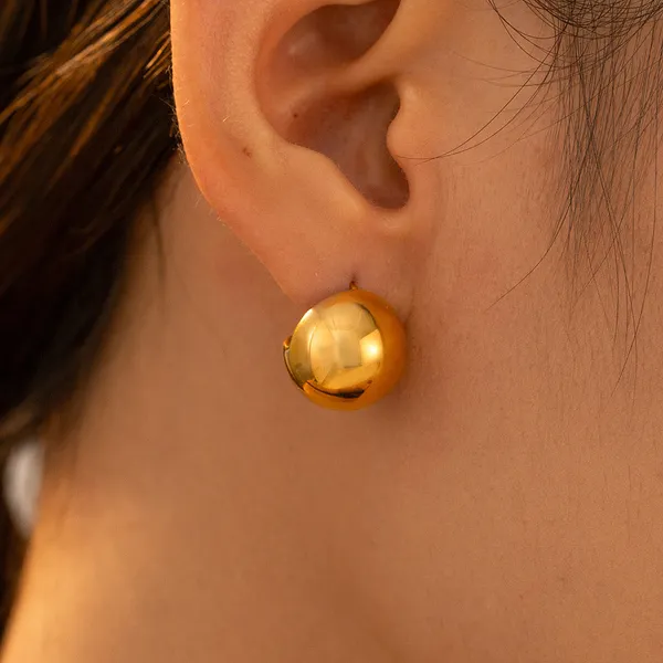 Gold_Ball_Stud_Earrings_For_Women